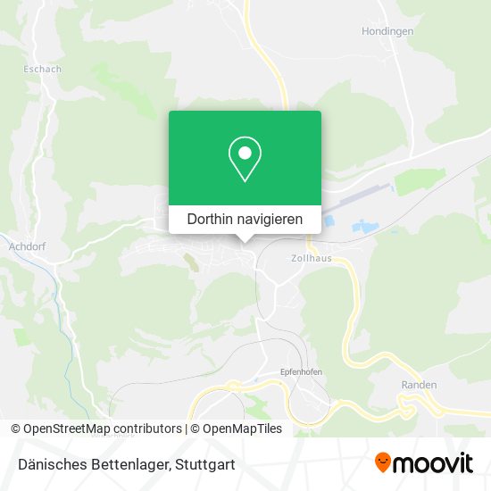 Dänisches Bettenlager Karte