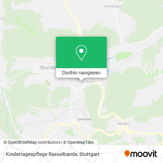 Kindertagespflege Rasselbande Karte