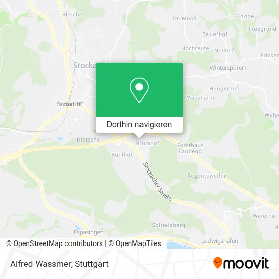 Alfred Wassmer Karte