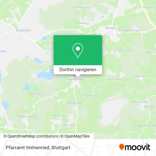Pfarramt Immenried Karte