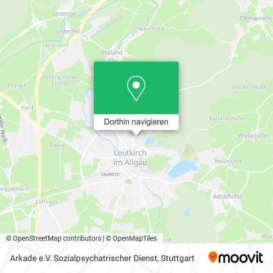 Arkade e.V. Sozialpsychatrischer Dienst Karte