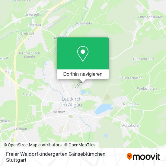 Freier Waldorfkindergarten Gänseblümchen Karte