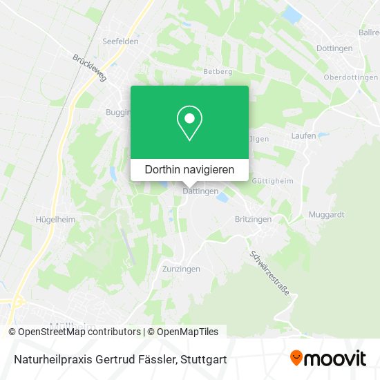 Naturheilpraxis Gertrud Fässler Karte