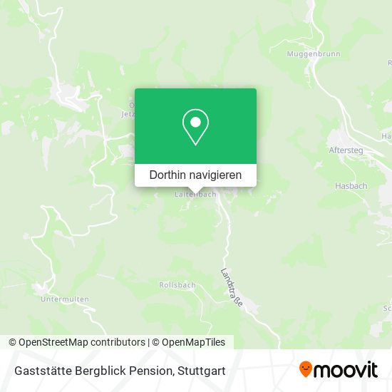 Gaststätte Bergblick Pension Karte