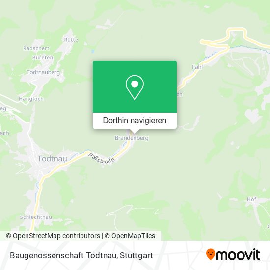 Baugenossenschaft Todtnau Karte