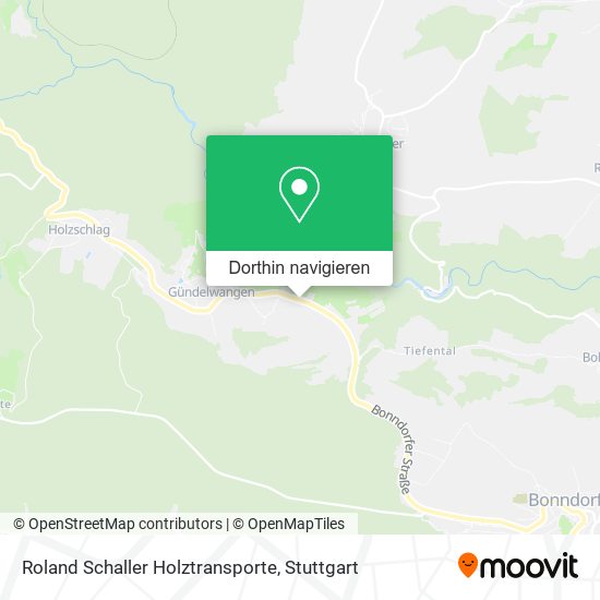 Roland Schaller Holztransporte Karte