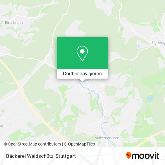 Bäckerei Waldschütz Karte