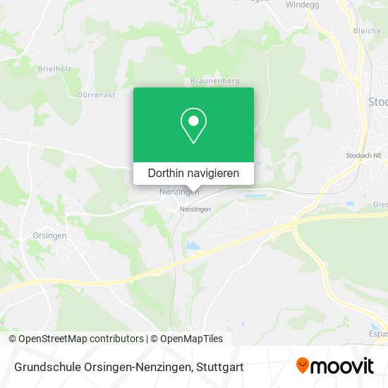 Grundschule Orsingen-Nenzingen Karte