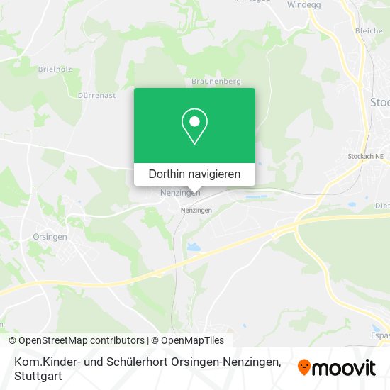 Kom.Kinder- und Schülerhort Orsingen-Nenzingen Karte