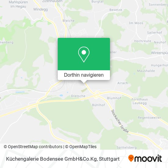 Küchengalerie Bodensee GmbH&Co.Kg Karte