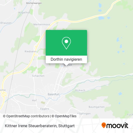 Kittner Irene Steuerberaterin Karte
