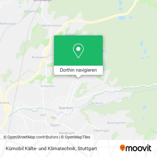 Kümobil Kälte- und Klimatechnik Karte