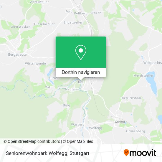 Seniorenwohnpark Wolfegg Karte