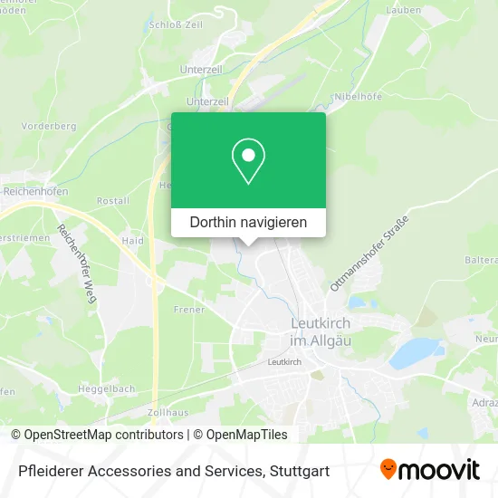 Pfleiderer Accessories and Services Karte