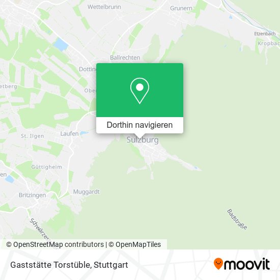 Gaststätte Torstüble Karte