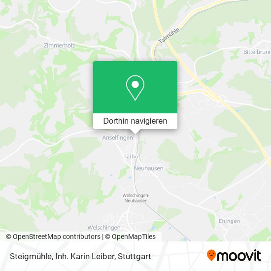 Steigmühle, Inh. Karin Leiber Karte
