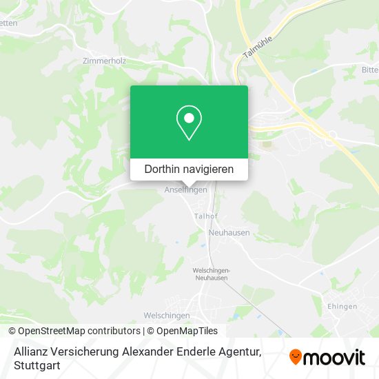 Allianz Versicherung Alexander Enderle Agentur Karte