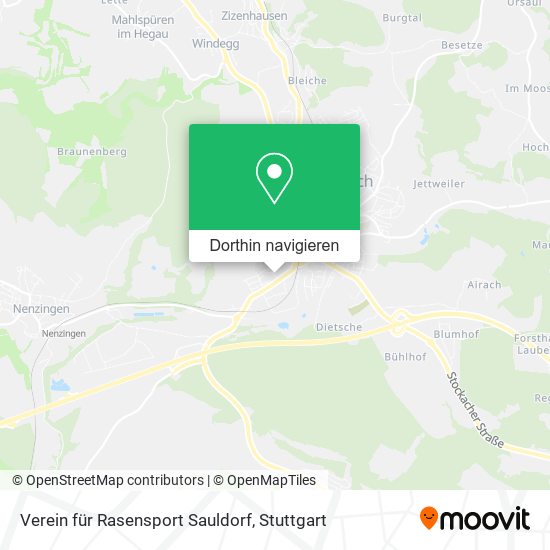 Verein für Rasensport Sauldorf Karte