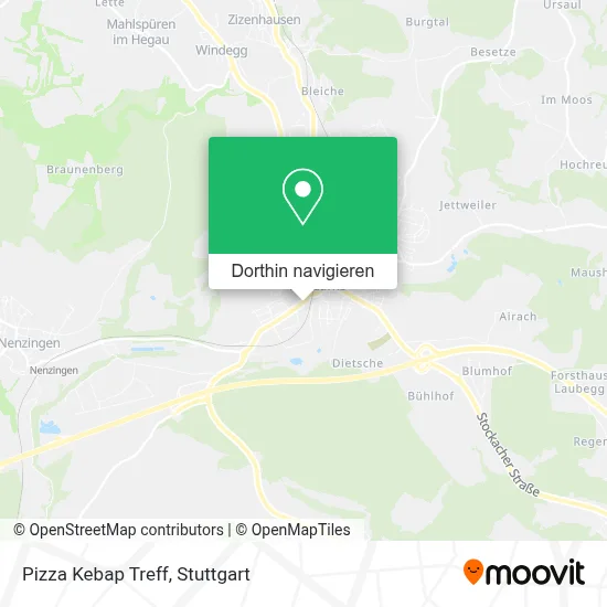 Pizza Kebap Treff Karte