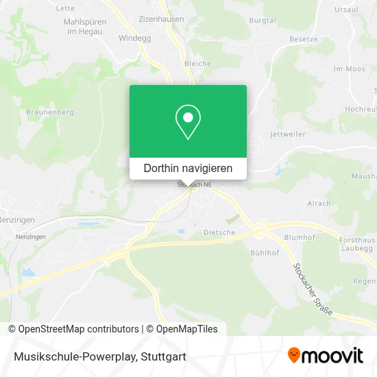 Musikschule-Powerplay Karte