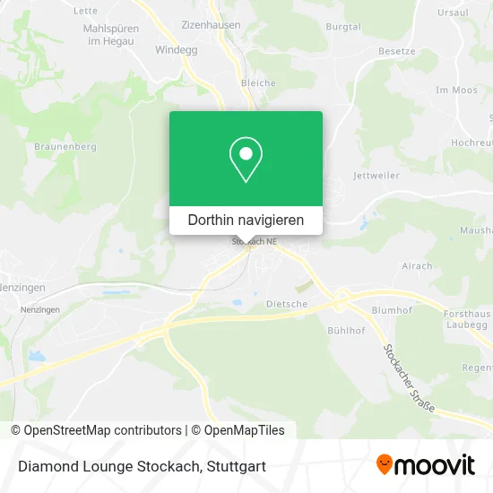 Diamond Lounge Stockach Karte
