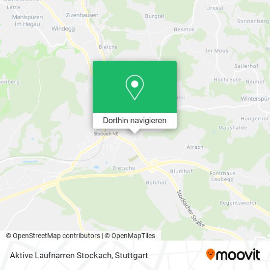 Aktive Laufnarren Stockach Karte