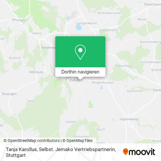 Tanja Karollus, Selbst. Jemako Vertriebspartnerin Karte