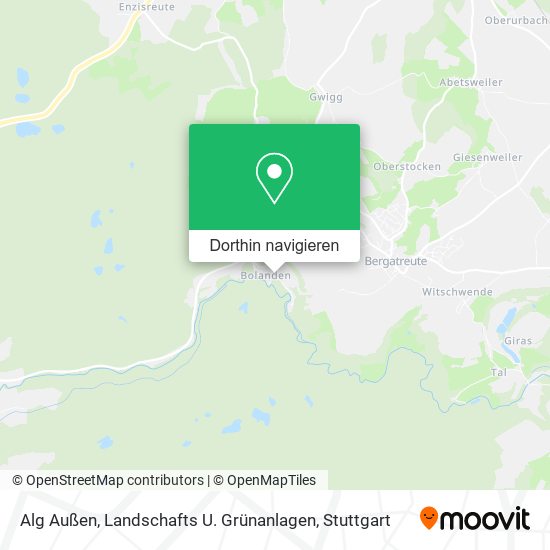 Alg Außen, Landschafts U. Grünanlagen Karte