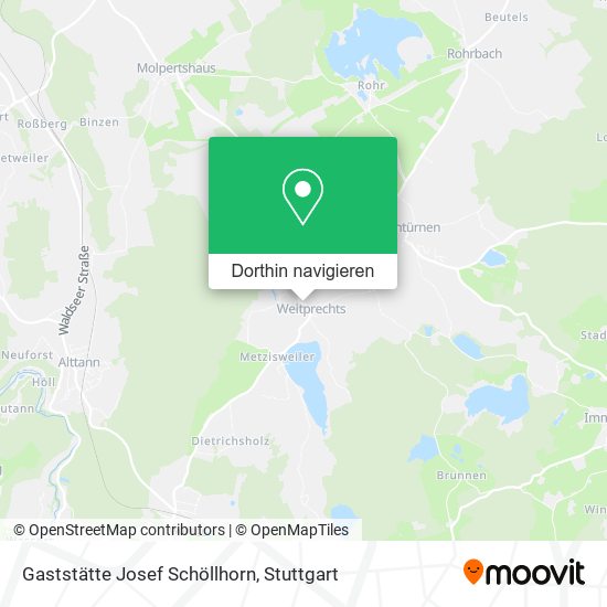 Gaststätte Josef Schöllhorn Karte
