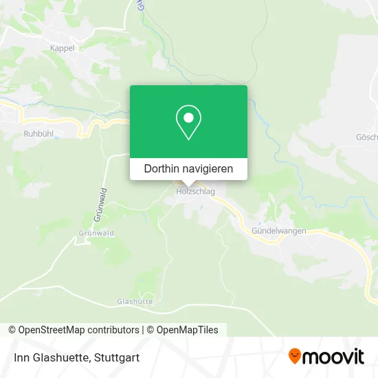 Inn Glashuette Karte