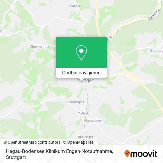Hegau-Bodensee Klinikum Engen-Notaufnahme Karte