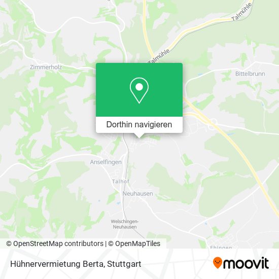 Hühnervermietung Berta Karte