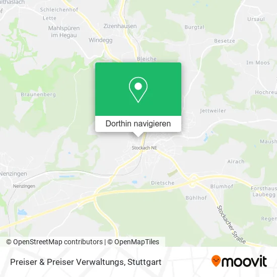 Preiser & Preiser Verwaltungs Karte