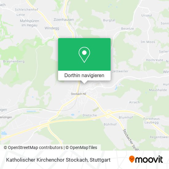 Katholischer Kirchenchor Stockach Karte