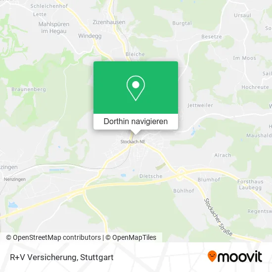 R+V Versicherung Karte