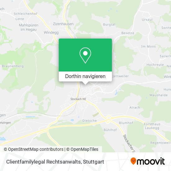 Clientfamilylegal Rechtsanwalts Karte