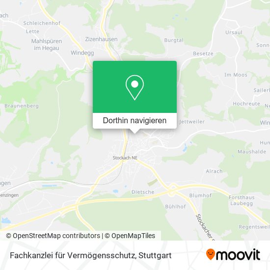Fachkanzlei für Vermögensschutz Karte