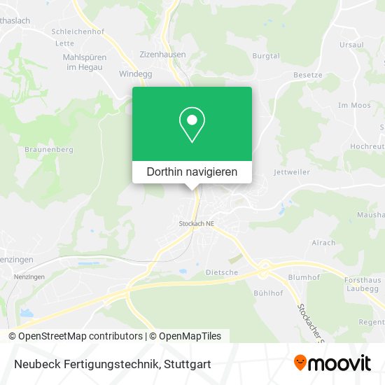 Neubeck Fertigungstechnik Karte