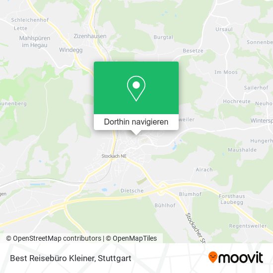 Best Reisebüro Kleiner Karte