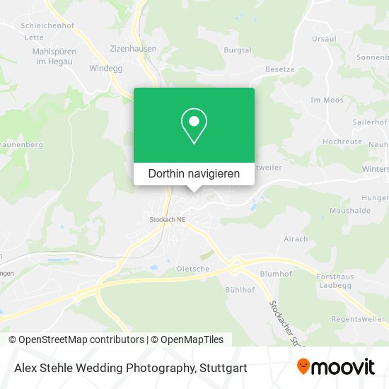 Alex Stehle Wedding Photography Karte