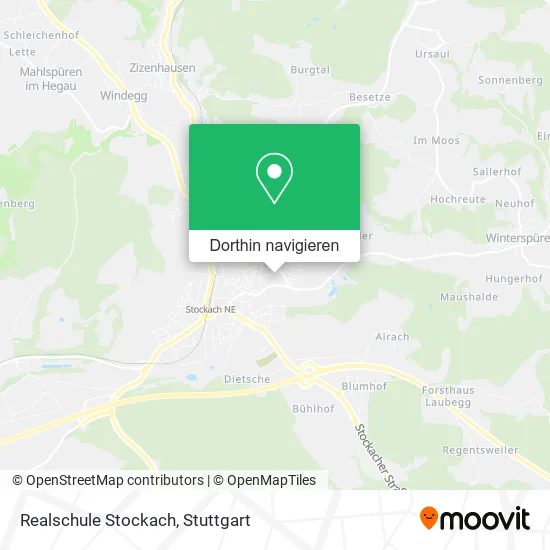 Realschule Stockach Karte