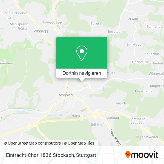 Eintracht-Chor 1836 Stockach Karte