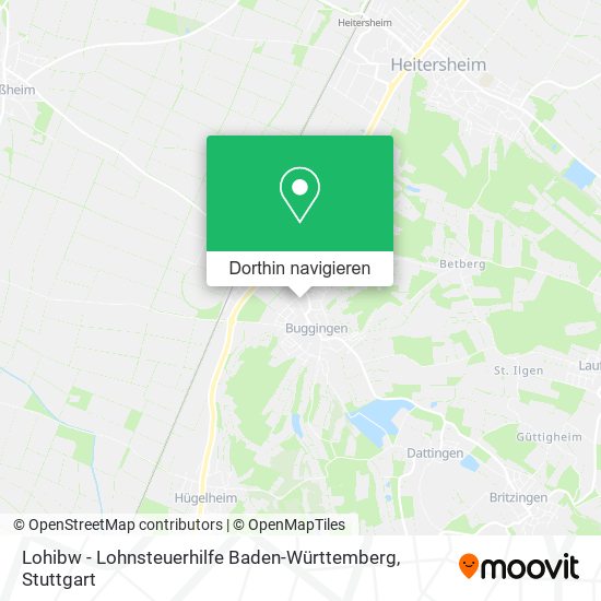 Lohibw - Lohnsteuerhilfe Baden-Württemberg Karte