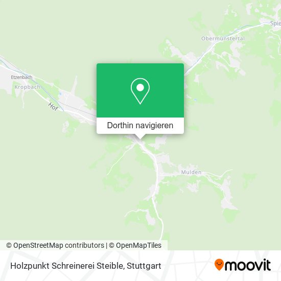 Holzpunkt Schreinerei Steible Karte