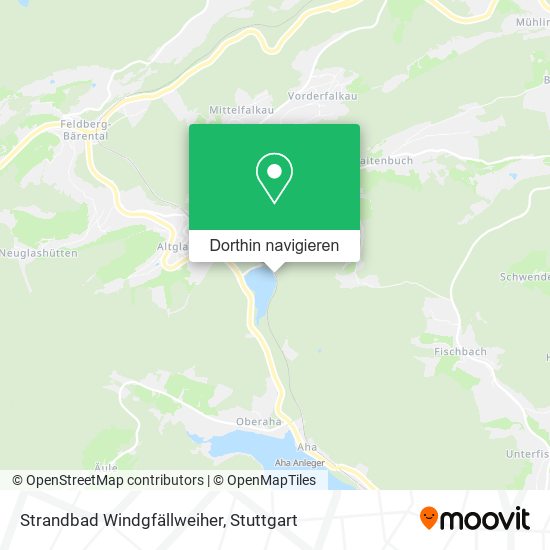 Strandbad Windgfällweiher Karte