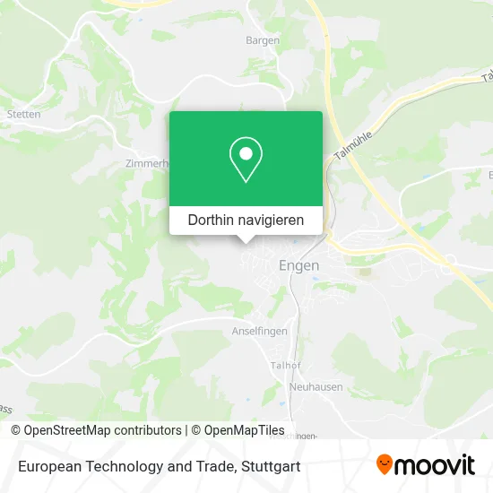 European Technology and Trade Karte