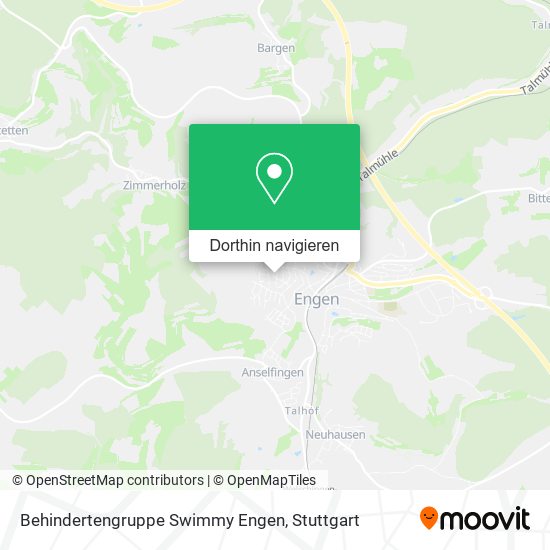 Behindertengruppe Swimmy Engen Karte