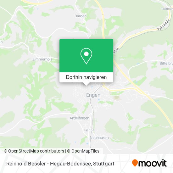 Reinhold Bessler - Hegau-Bodensee Karte