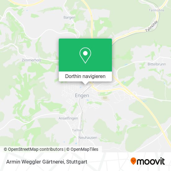 Armin Weggler Gärtnerei Karte