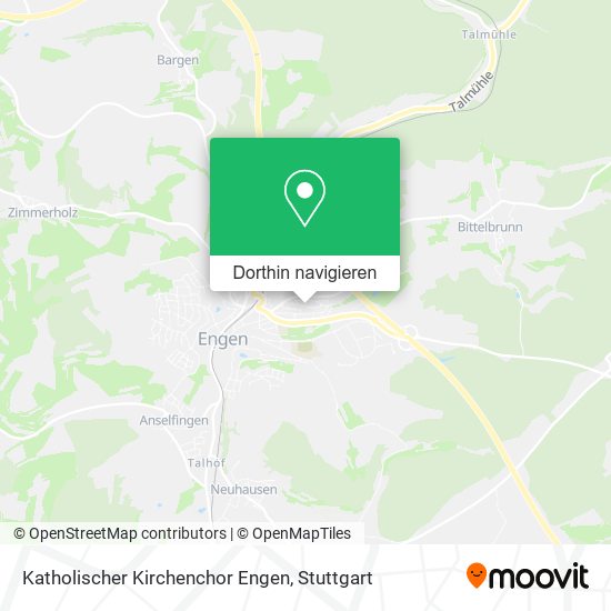 Katholischer Kirchenchor Engen Karte